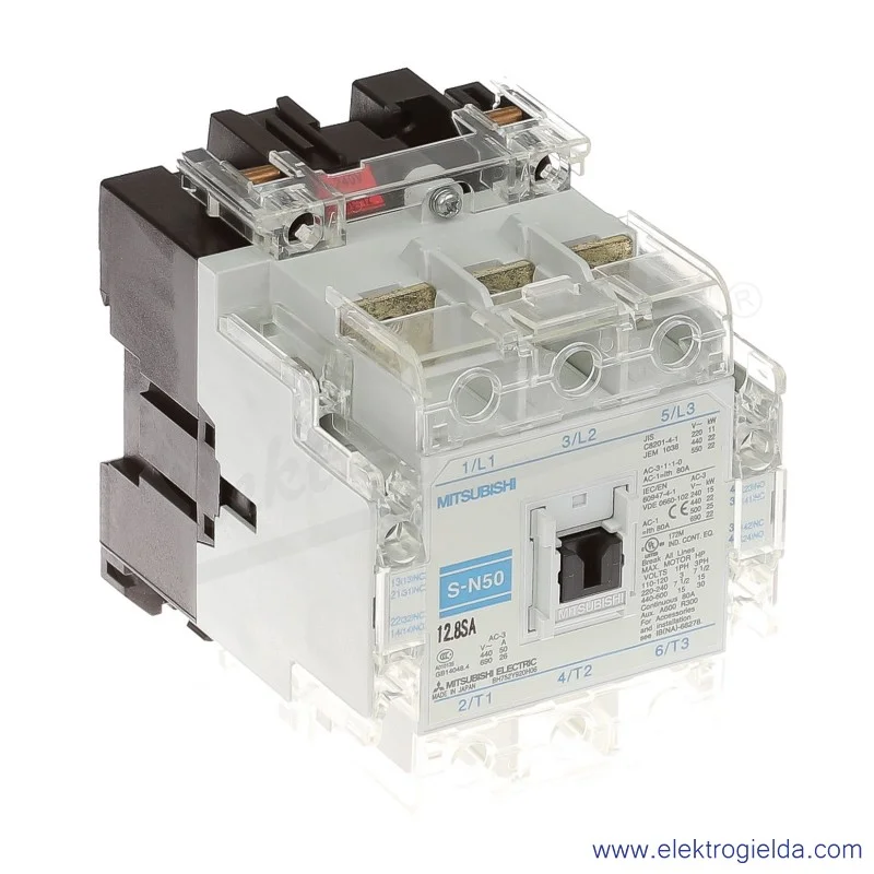 Stycznik 113607, S-N50CX, 22KW, 230VAC