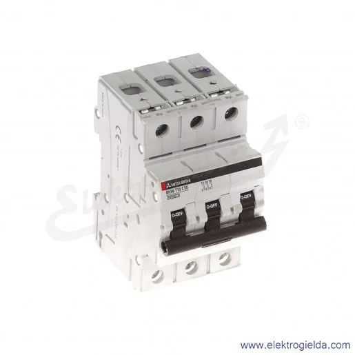 Wyłącznik instalacyjny 291996, BHW-T10, 3P, 50A, TYP C
