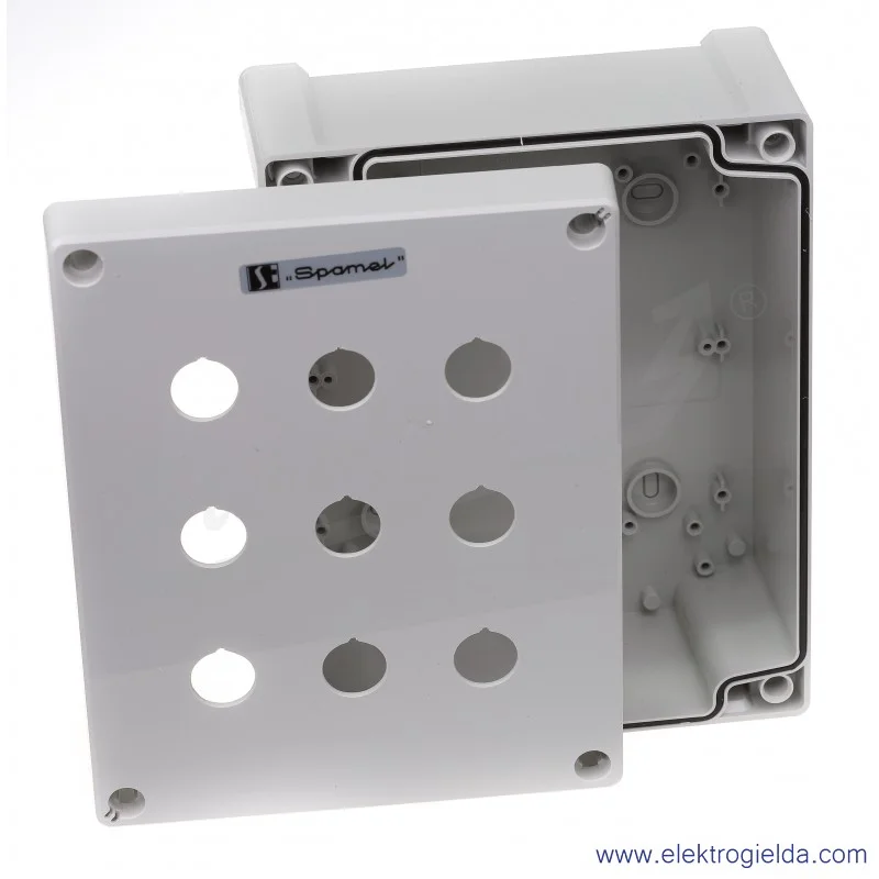 Kaseta 9-otworowa  bez wyposażenia