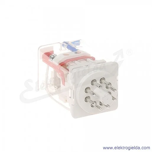 Przekaźnik elektromagnetyczny HR702CD110 2P 10A 110VDC wskaźnik LED, przycisk mechaniczny