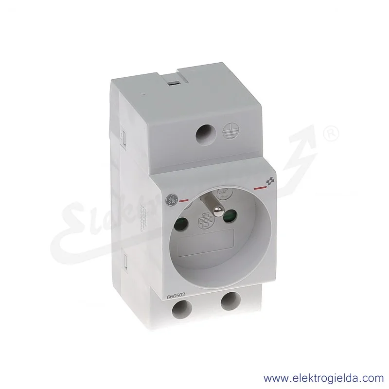 Gniazdo MSC SPP 230 V na szynę, bolec