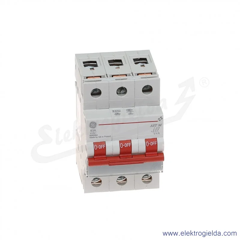 Rozłącznik gł&oacute;wny AST M 63 30 3P 63A