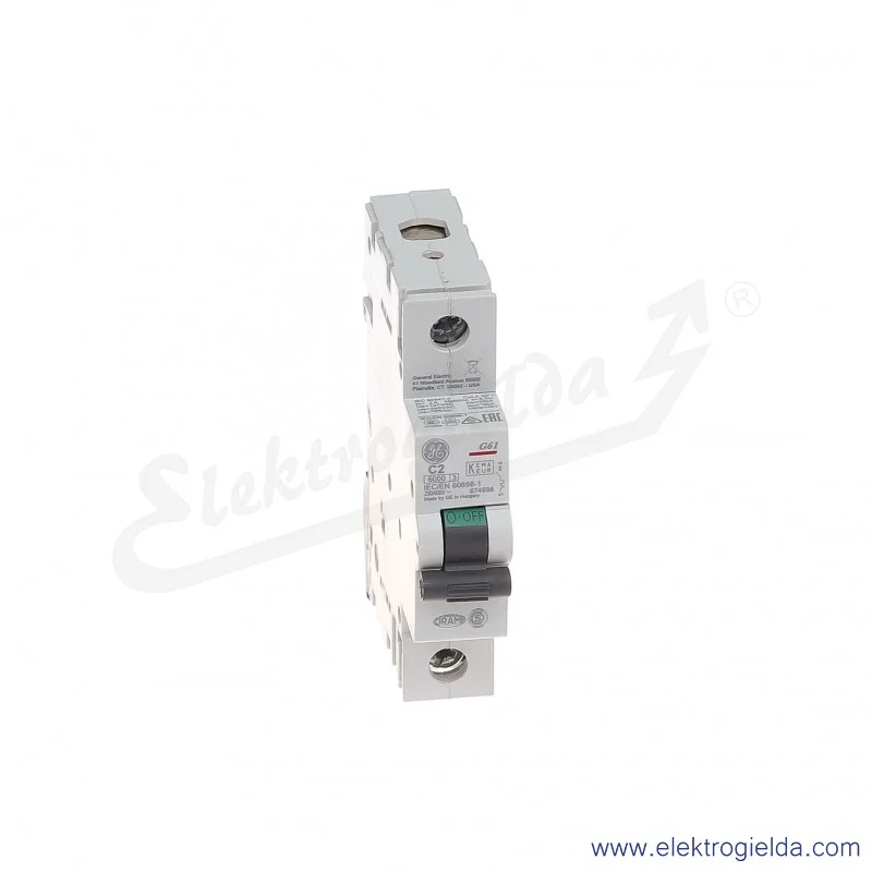 Wyłącznik nadprądowy G61C02 1P AC 6kA