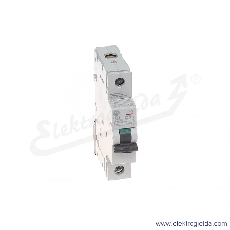 Wyłącznik nadprądowy G61C0,5 1P AC 6kA