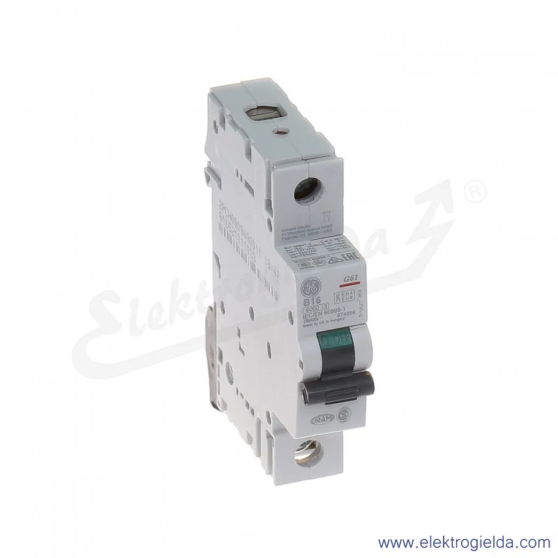 Wyłącznik nadprądowy G61B16 1P AC 6kA