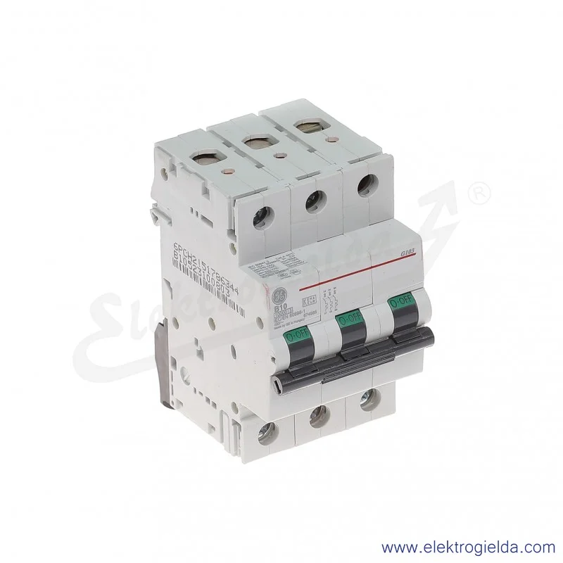 Wyłącznik nadprądowy G103B10 3P AC 10kA