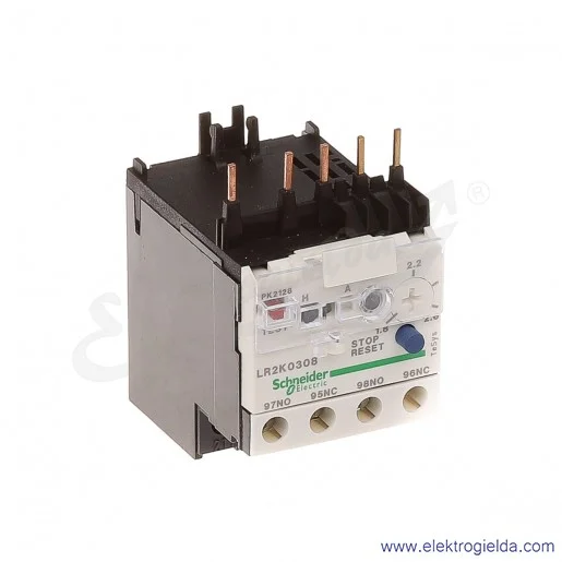 Przekaźnik termiczny LR2K 0308, 1,8,..2,6A