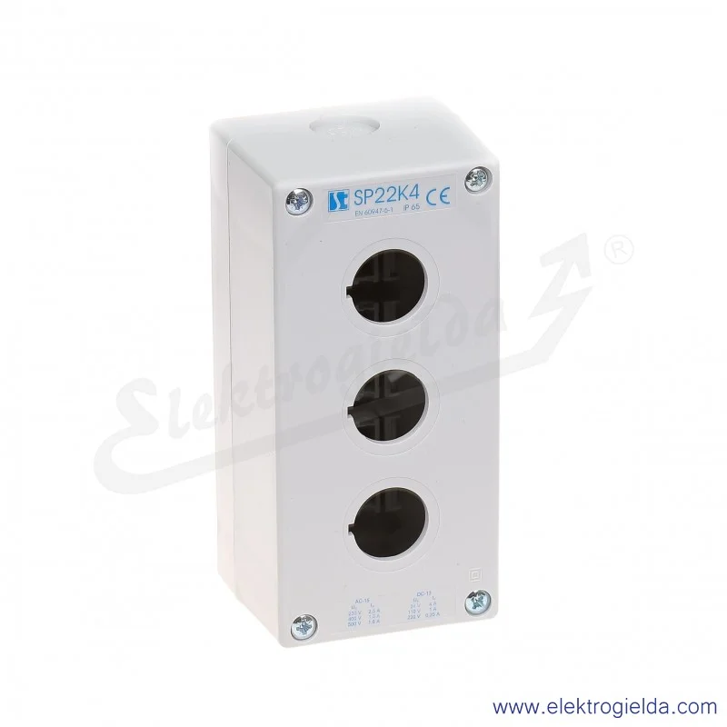 Kaseta 3-otworowa  bez wyposażenia