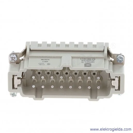 Złącze męskie HDC 09330162616, HAN 16ES-M, 16P