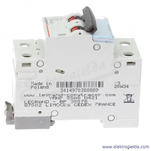 Wyłącznik nadprądowy S302 C 1 2P 6kA AC TX3