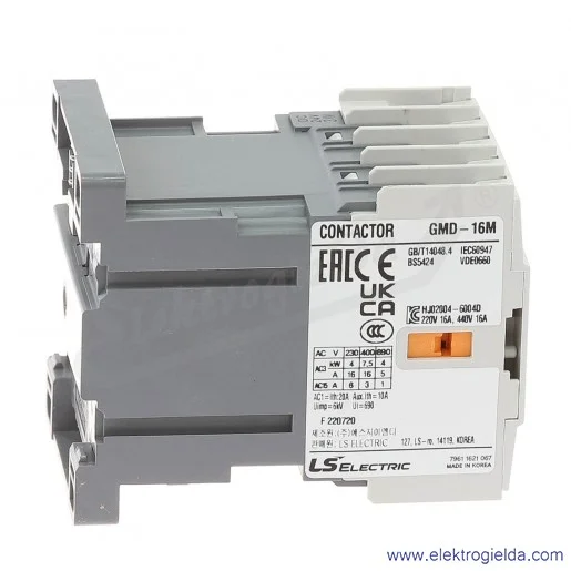 Stycznik GMD-16M, 1Z, 7,5KW, 24V DC