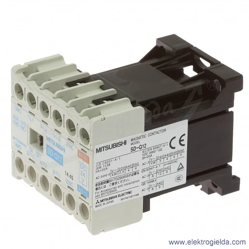 Stycznik 161082, SD-Q12, 1A1B, 4kW, 24V DC