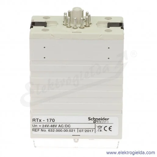 Przekaźnik czasowy 632-000-00-021, RTX170, 24-48VAC/DC