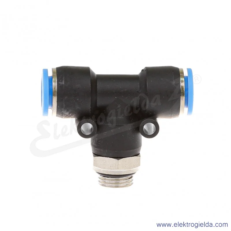 Trójnik z tworzywa typu T G1/4 + 2x FI10