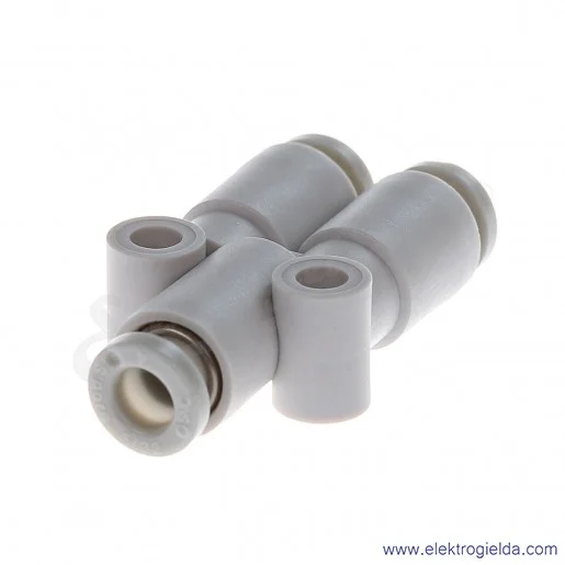 Trójnik wtykowy Y KQ2U04-00A, Fi 4mm