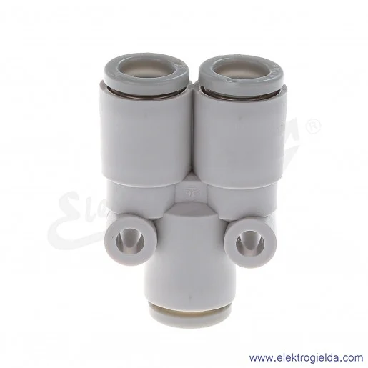 Tr&oacute;jnik wtykowy Y KQ2U06-00A, Fi 6mm