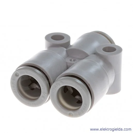 Tr&oacute;jnik wtykowy Y KQ2U08-00A, Fi 8mm