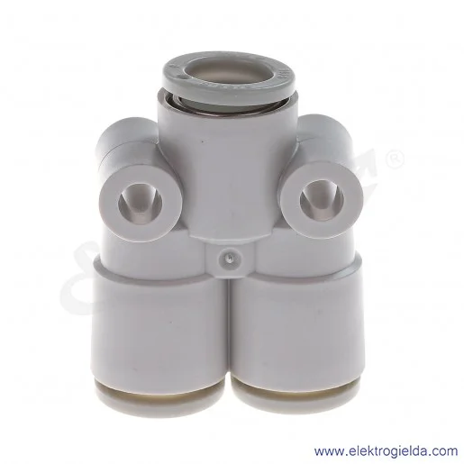 Tr&oacute;jnik wtykowy Y KQ2U08-00A, Fi 8mm