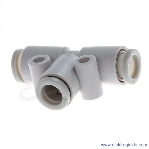 Tr&oacute;jnik wtykowy KQ2T06-00A, Fi 6mm