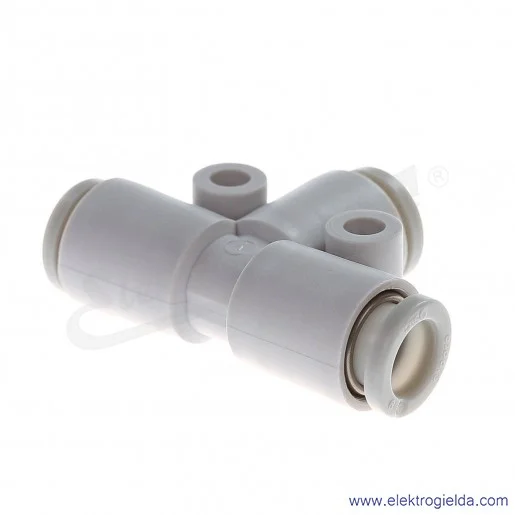 Tr&oacute;jnik wtykowy KQ2T06-00A, Fi 6mm