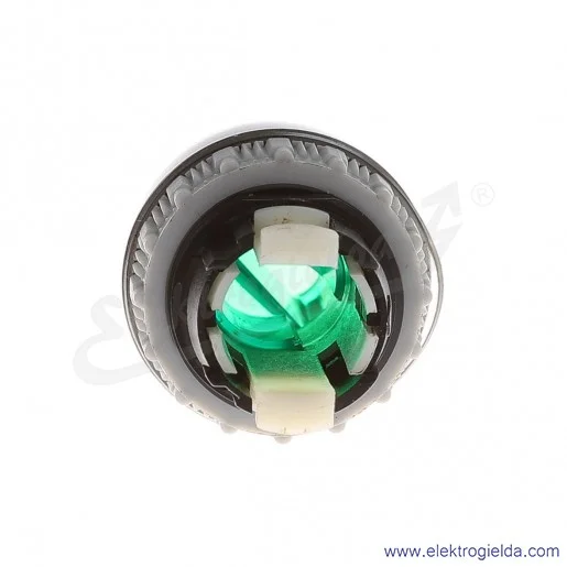 Napęd przycisku ST22-PLZ piórkowy, dwupołożeniowy, podświetlany zielony, 0-1