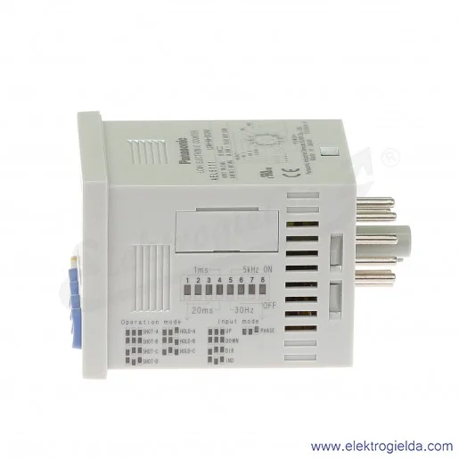 Licznik impulsów LC4HR424SJ, 12-24VDC, 11 pin, 5A, IP66