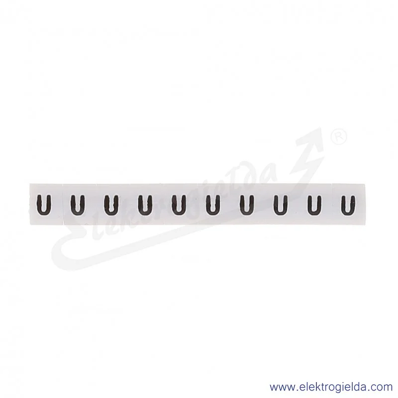 Oznacznik opisowy R34RR-02050407700, EZ-5B *U*, biały, 100szt