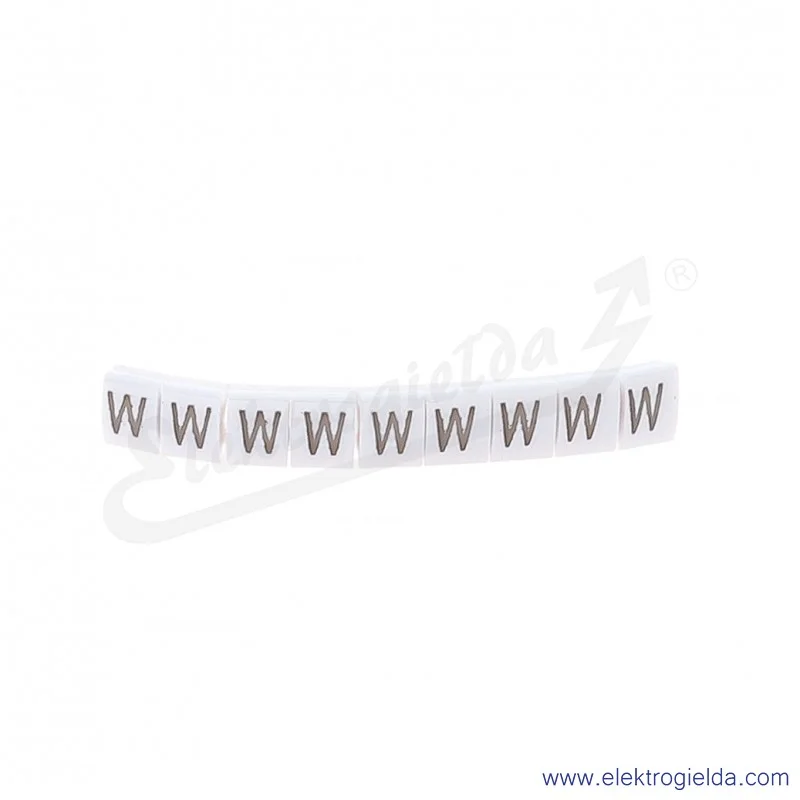 Oznacznik opisowy R34RR-02050407900, EZ-5B *W*, biały, 100szt