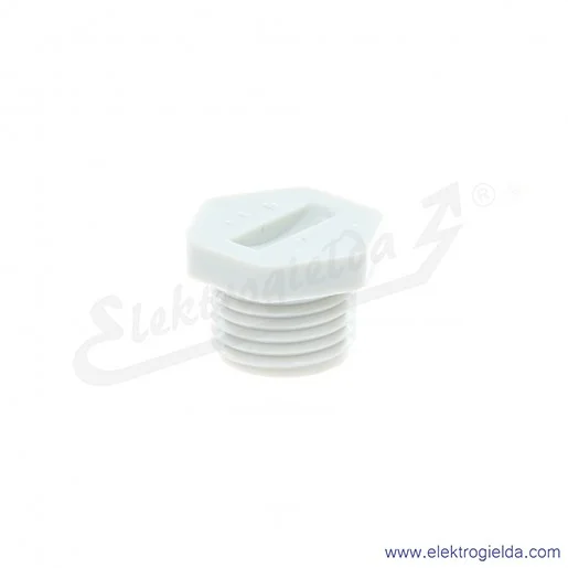 Zaślepka z tworzywa E03DK-02110100403, DZ 13, PG13,5, szara