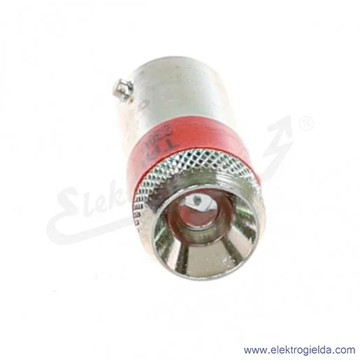 Żar&oacute;wka LED KA2-2221, LR-230VAC, BA9S,  czerwona