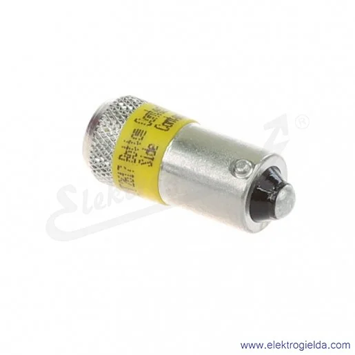 Żarówka LED KA2-2023 LY-24VAC/DC, BA9S, żółta