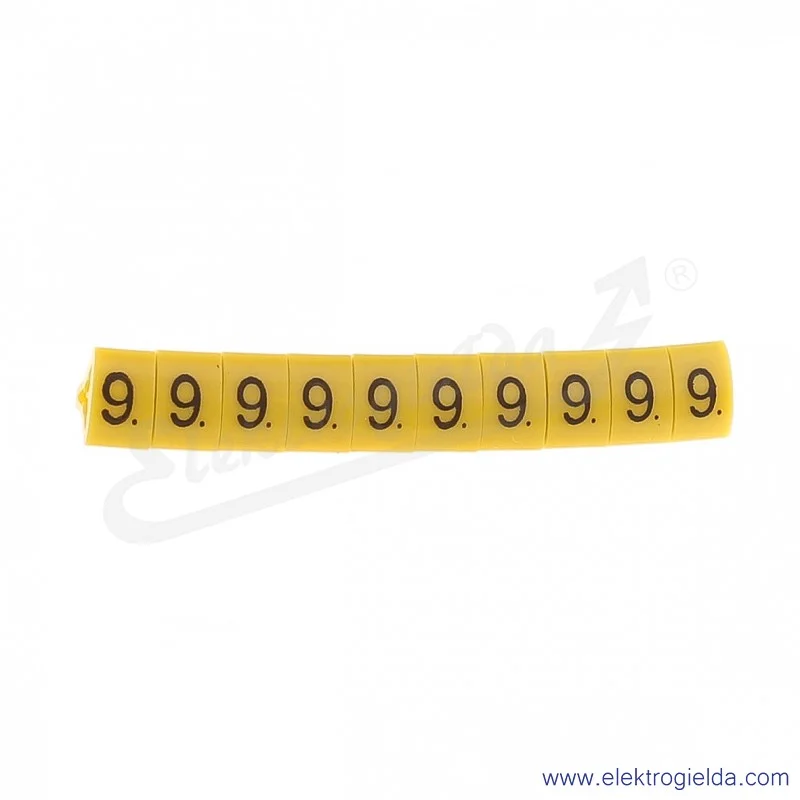 Oznacznik opisowy E04ZP-01020401000, OZ 2 *9*, żółty, 100szt