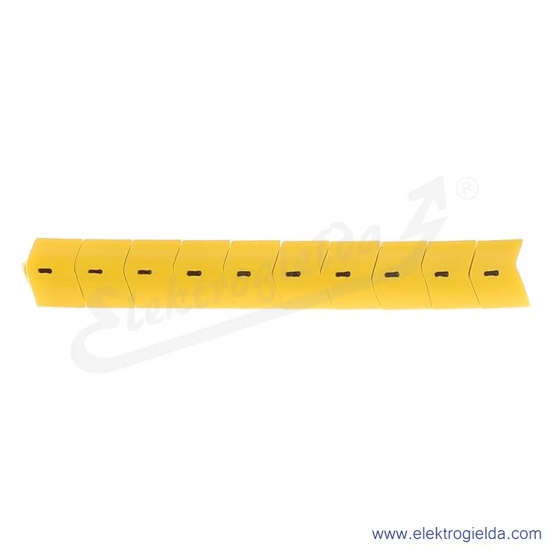 Oznacznik opisowy E04ZP-01020404000, OZ 2 *-*, żółty, 100szt