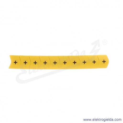 Oznacznik opisowy E04ZP-01020403900, OZ 2 *+*, żółty, 100szt