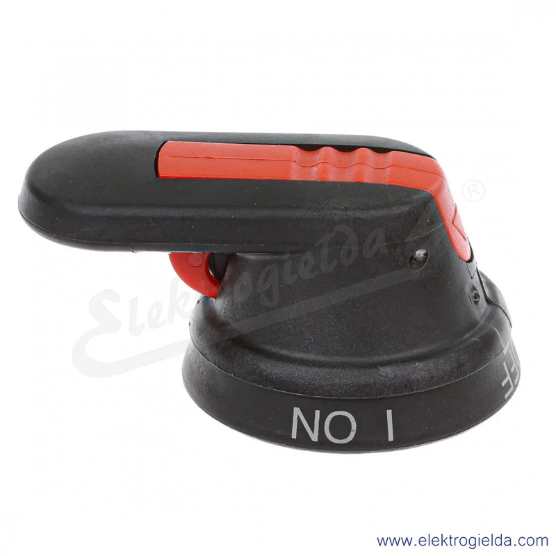 Pokrętło 1SCA022380R9660, OHB65J6 0-1, czarne, 65mm, IP65