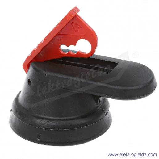 Pokrętło 1SCA022380R9660, OHB65J6 0-1, czarne, 65mm, IP65