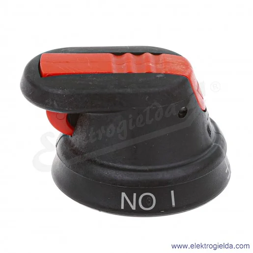 Pokrętło 1SCA022380R8770, OHB45J6 0-1, czarne, 45mm, IP65