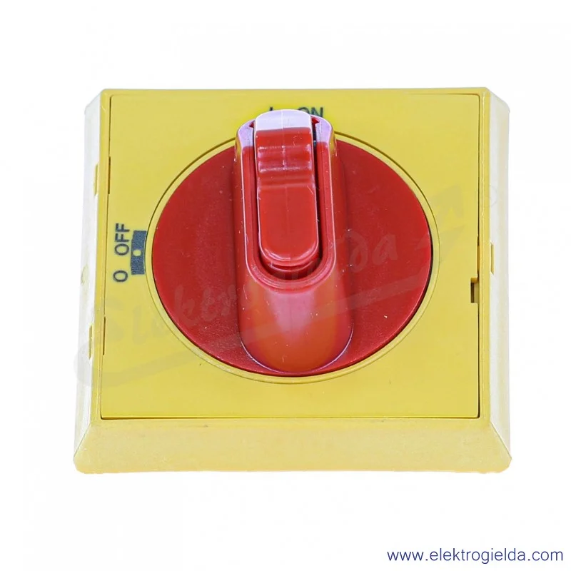 Pokrętło 1SCA105297R1001, OHYS2AJ1, czerwono-żółte, IP65