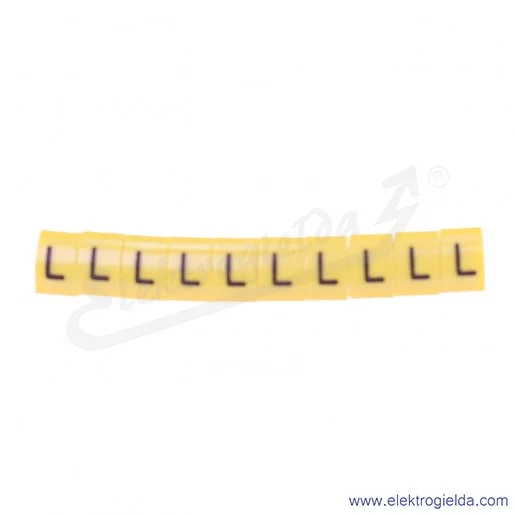 Oznacznik opisowy E04ZP-01020402300, OZ 2 *L*, żółty, 100szt