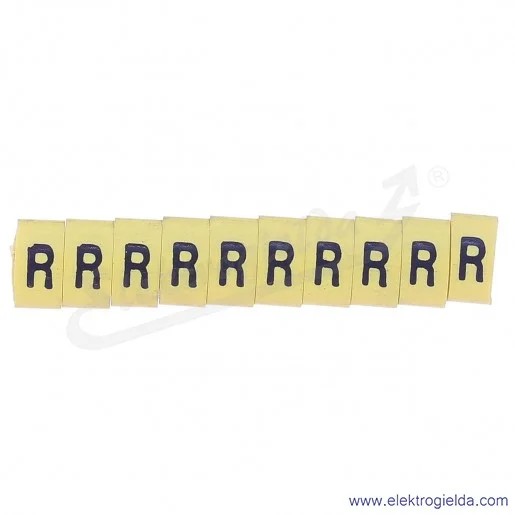 Oznacznik opisowy E04ZP-01020403000, OZ 2 *R*, żółty, 100szt