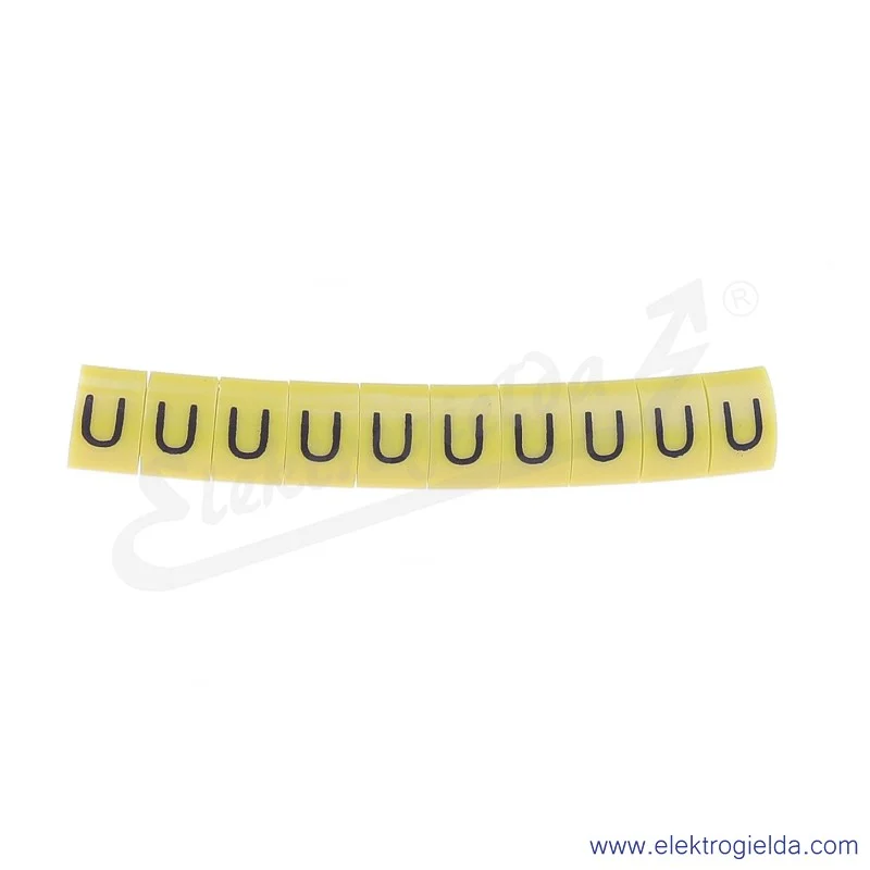 Oznacznik opisowy E04ZP-01020403300, OZ 2 *U*, żółty, 100szt