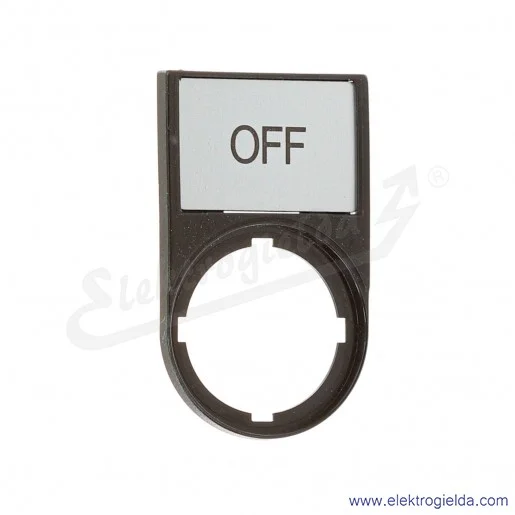 Tabliczka opisowa 218300, M22S-ST-GB5, "OFF"