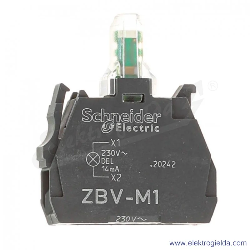 Moduł świetlny ZBVM1 230VAC, biały LED