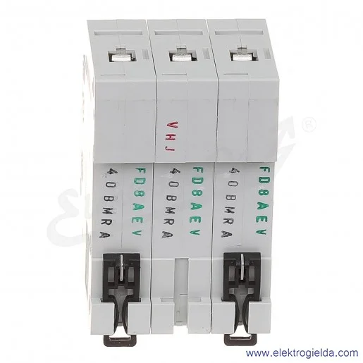 Wyłącznik nadprądowy trzytorowy CLS6-B40 3P B 40A AC 6kA