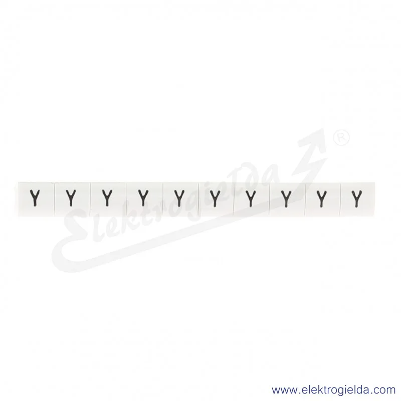 Oznacznik opisowy R34RR-02050205800, EZ-6B *Y*, biały, 100szt
