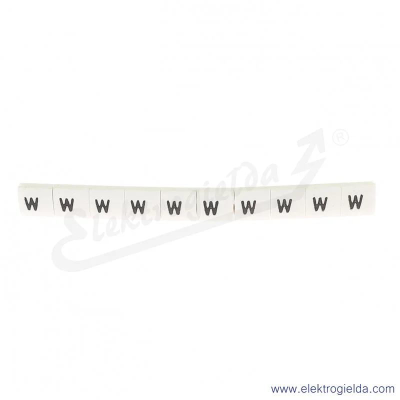 Oznacznik opisowy R34RR-02050205600, EZ-6B *W*, biały, 100szt