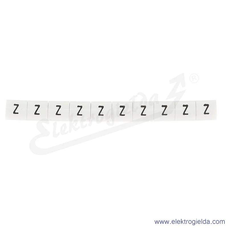 Oznacznik opisowy R34RR-02050205900, EZ-6B *Z*, biały, 100szt
