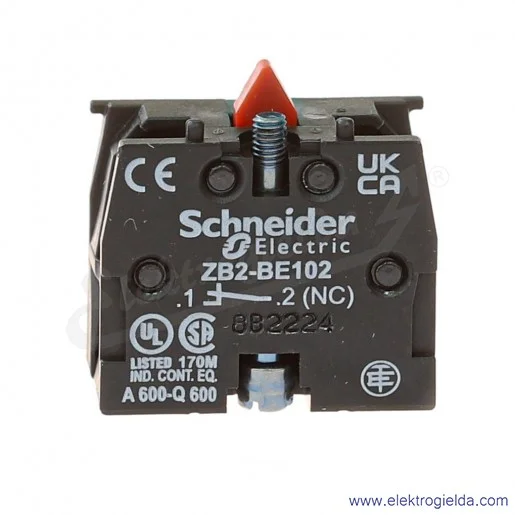 Styk pomocniczy ZB2BE102 1NC