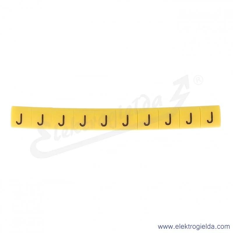 Oznacznik opisowy E04ZP-01020103100, OZ 0 *J*, żółty, 100szt