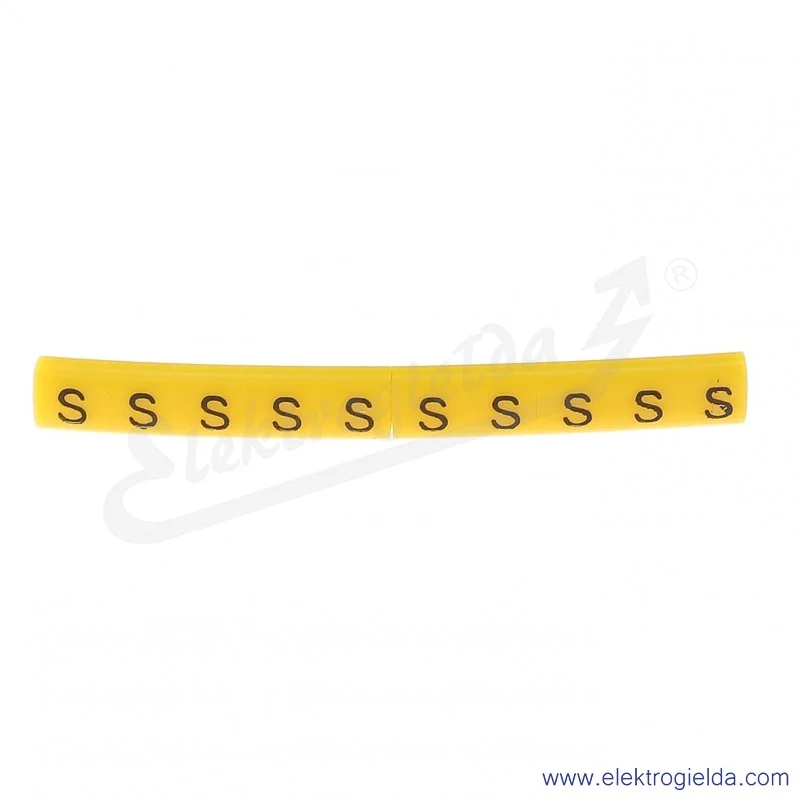 Oznacznik opisowy E04ZP-01020104100, OZ 0 *S*, żółty, 100szt